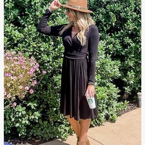 Women’s black dress from amazon